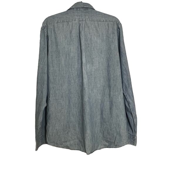 Ralph Lauren Men's Shirt Size XL Button Up Pale Blue Long Sleeves Collared - Picture 2 of 11